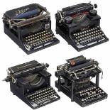 4 American Typewriters