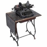 "Oliver Typewriter with Matching Stand