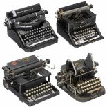 4 American Typewriters