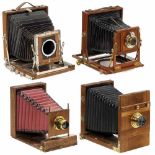 4 Field Cameras, c. 1880-1920