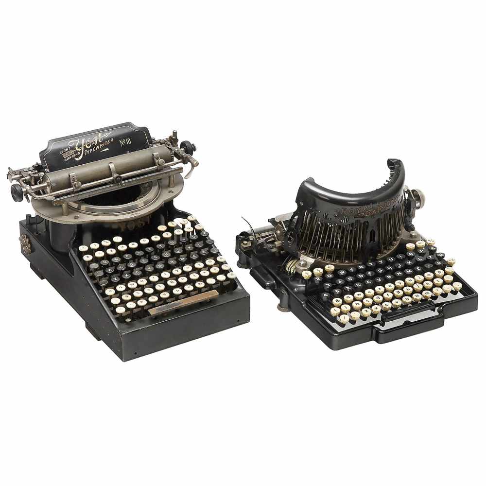 2 American Typewriters