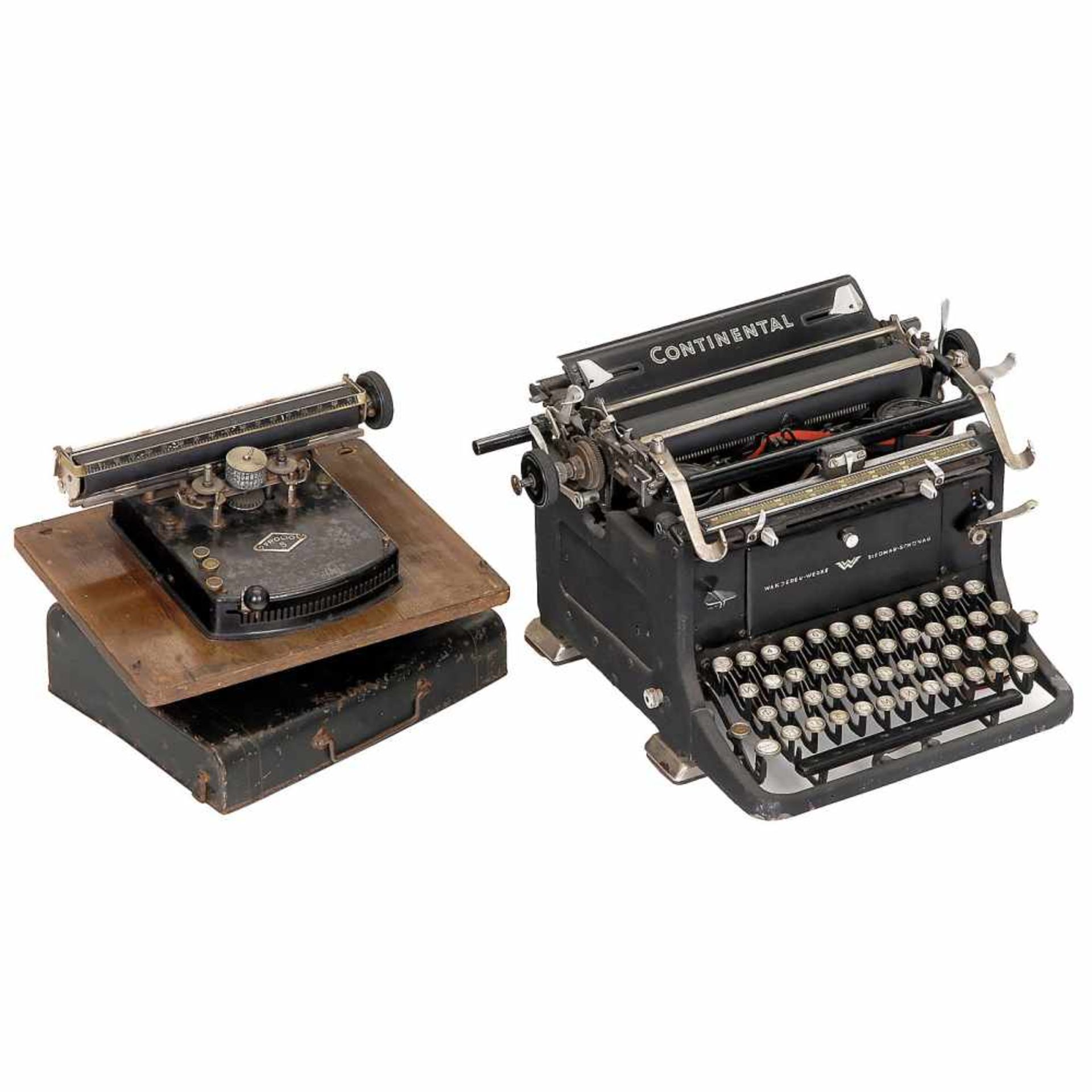 Frolio 5 and Russian Continental Typewriters