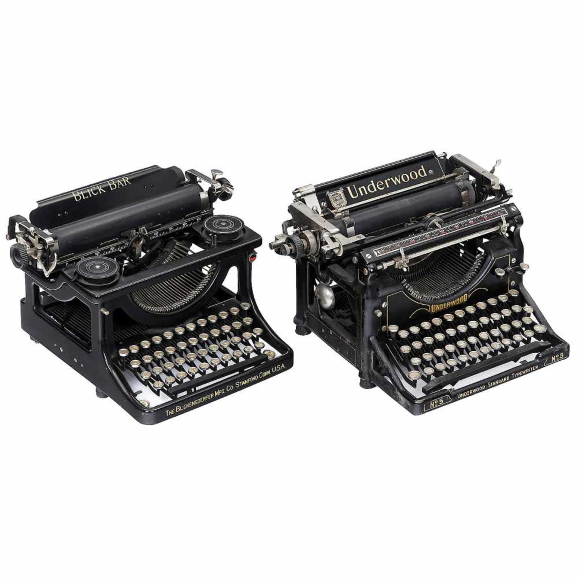4 American Typewriters - Bild 2 aus 3