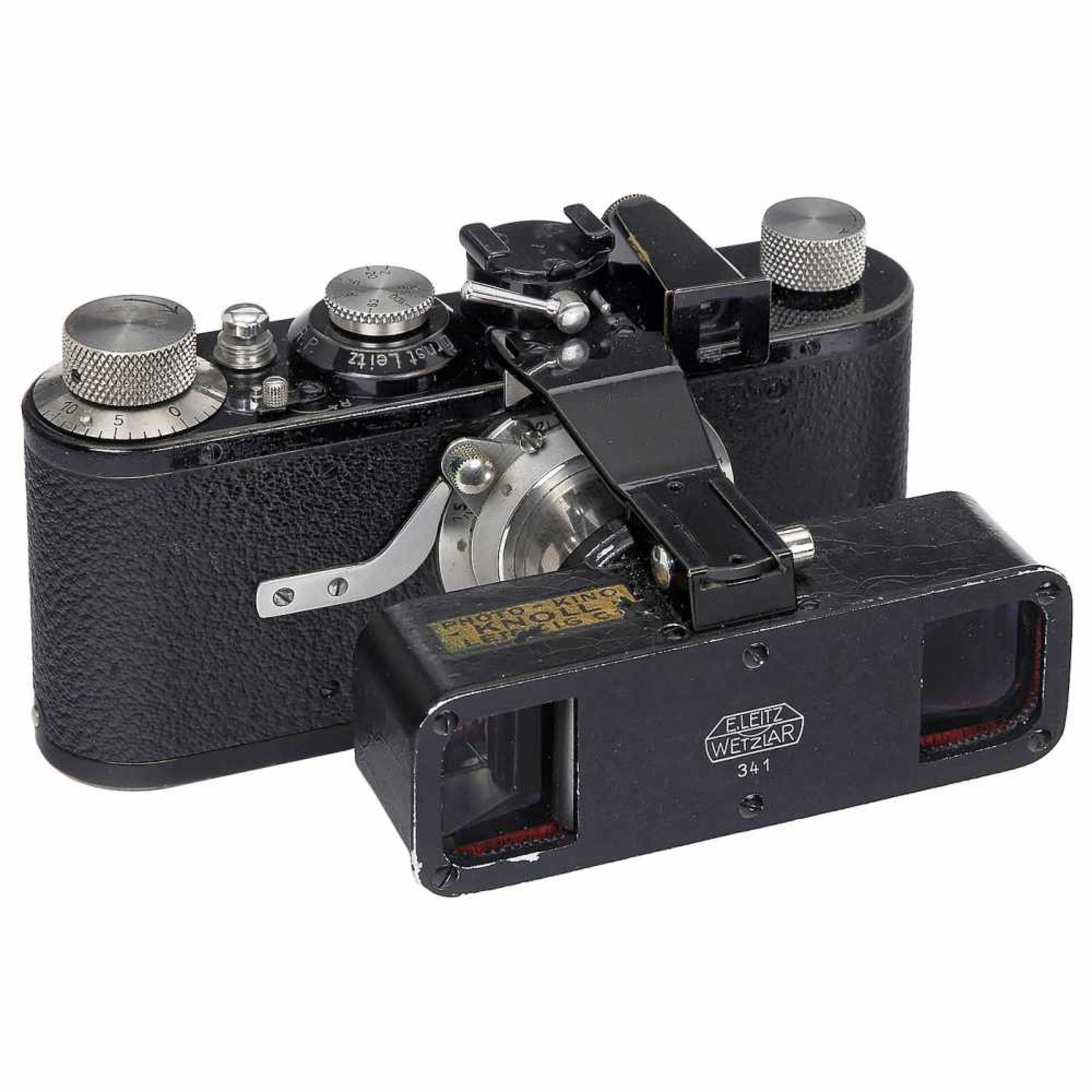 Leica I with "Stereoly" Stereo Outfit and VOTRA. c. 1930 - Bild 2 aus 3