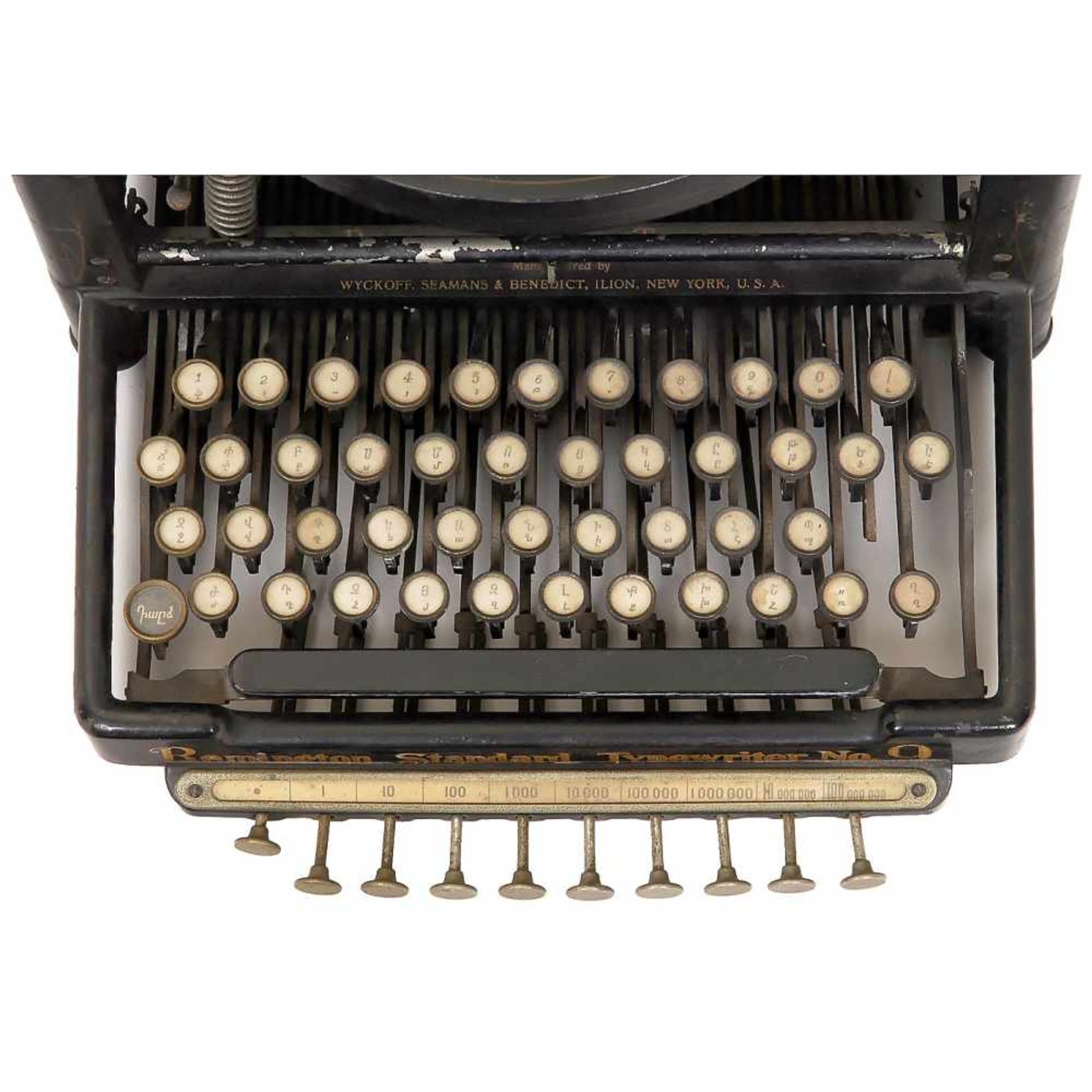 Remington No. 9A with Devanagari Keyboard, 1906 - Bild 3 aus 4