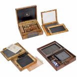 3 Stencil Copying Devices in Original Cases, c. 1880-1900