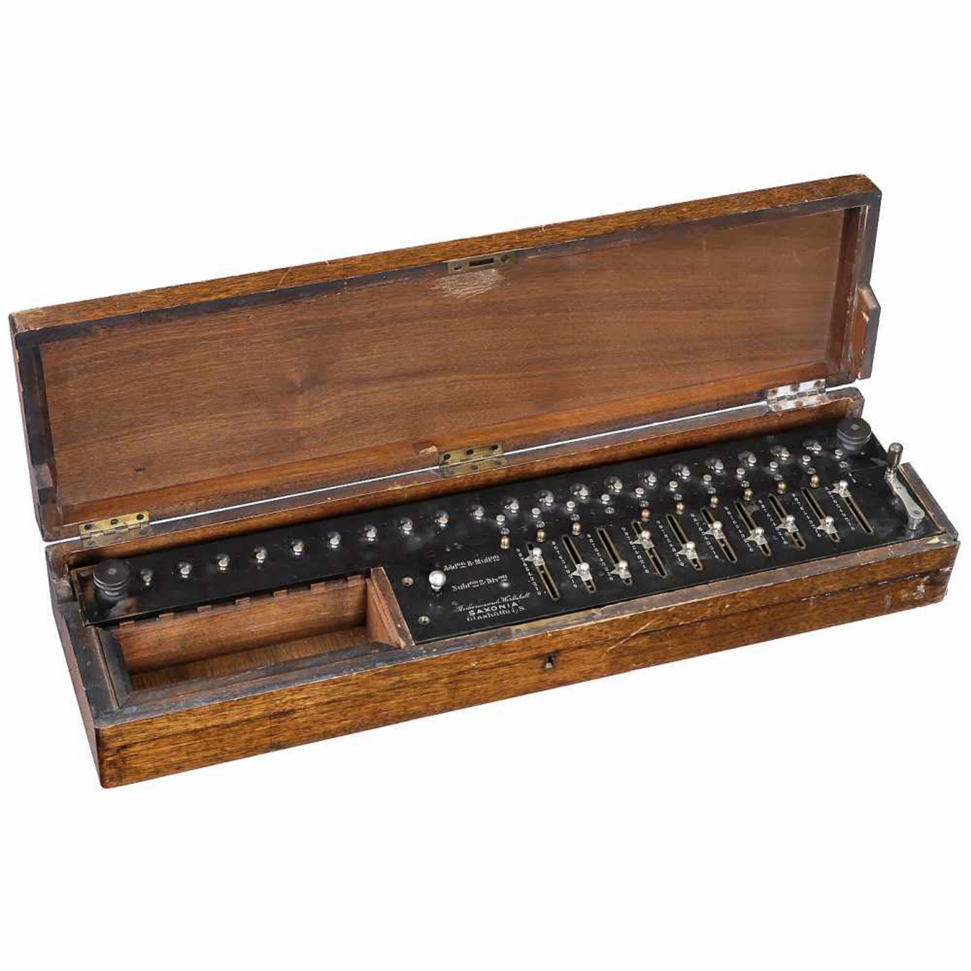 "Saxonia 1" Calculator, 1895 onwards