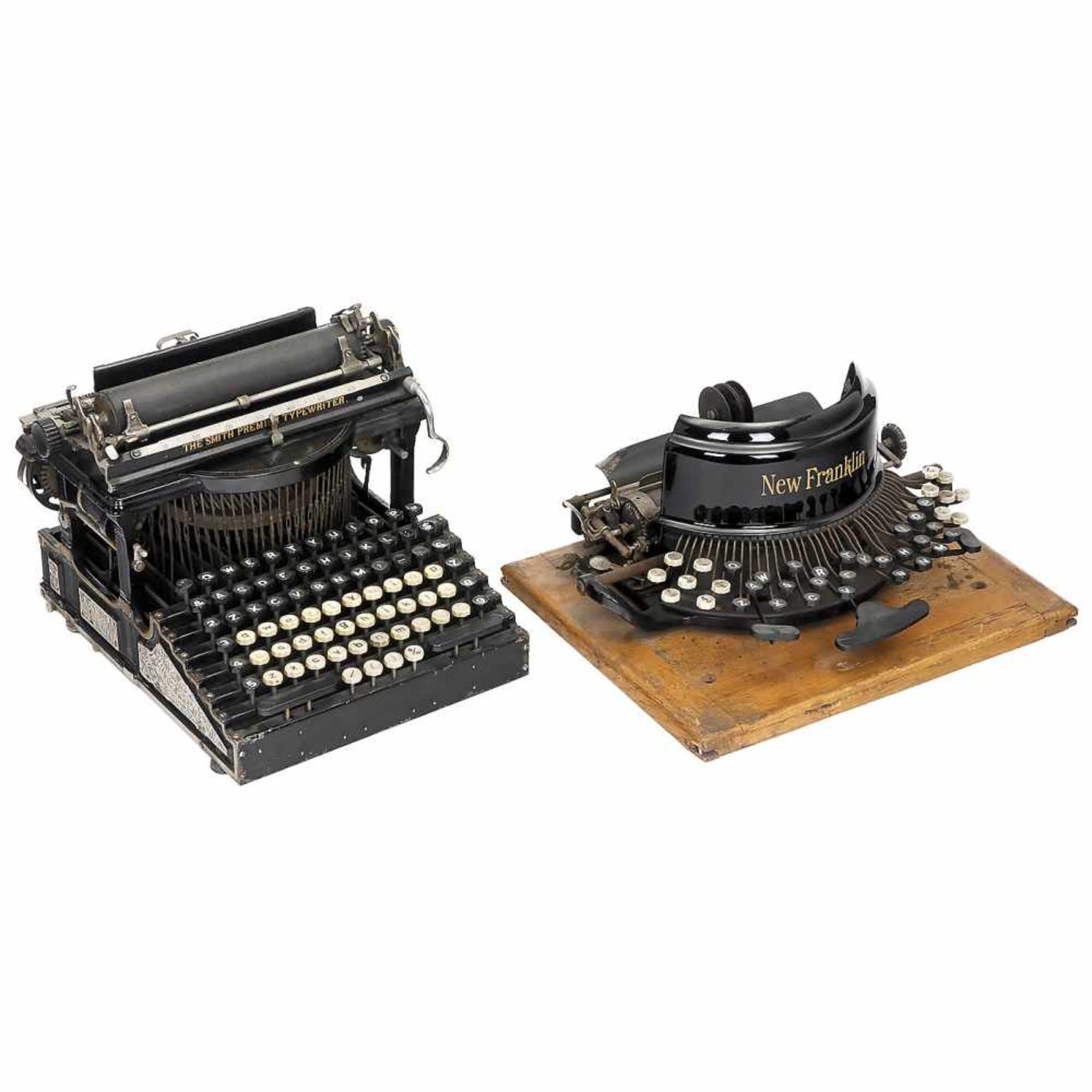 2 American Typewriters