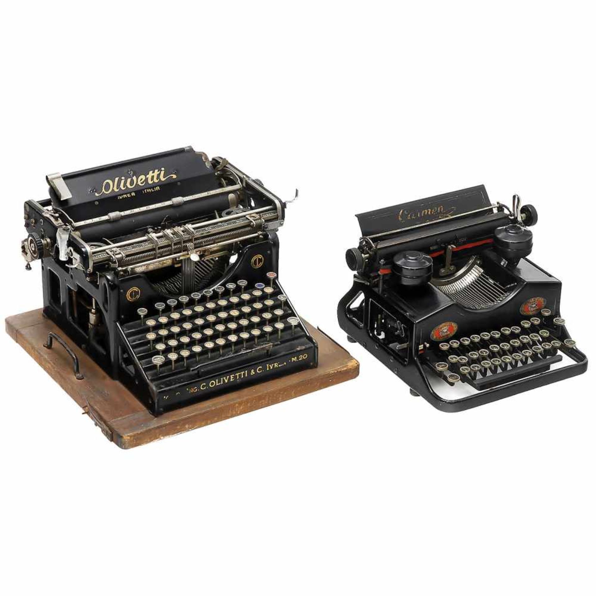4 European Typewriters - Bild 2 aus 3