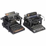 2 American Typewriters