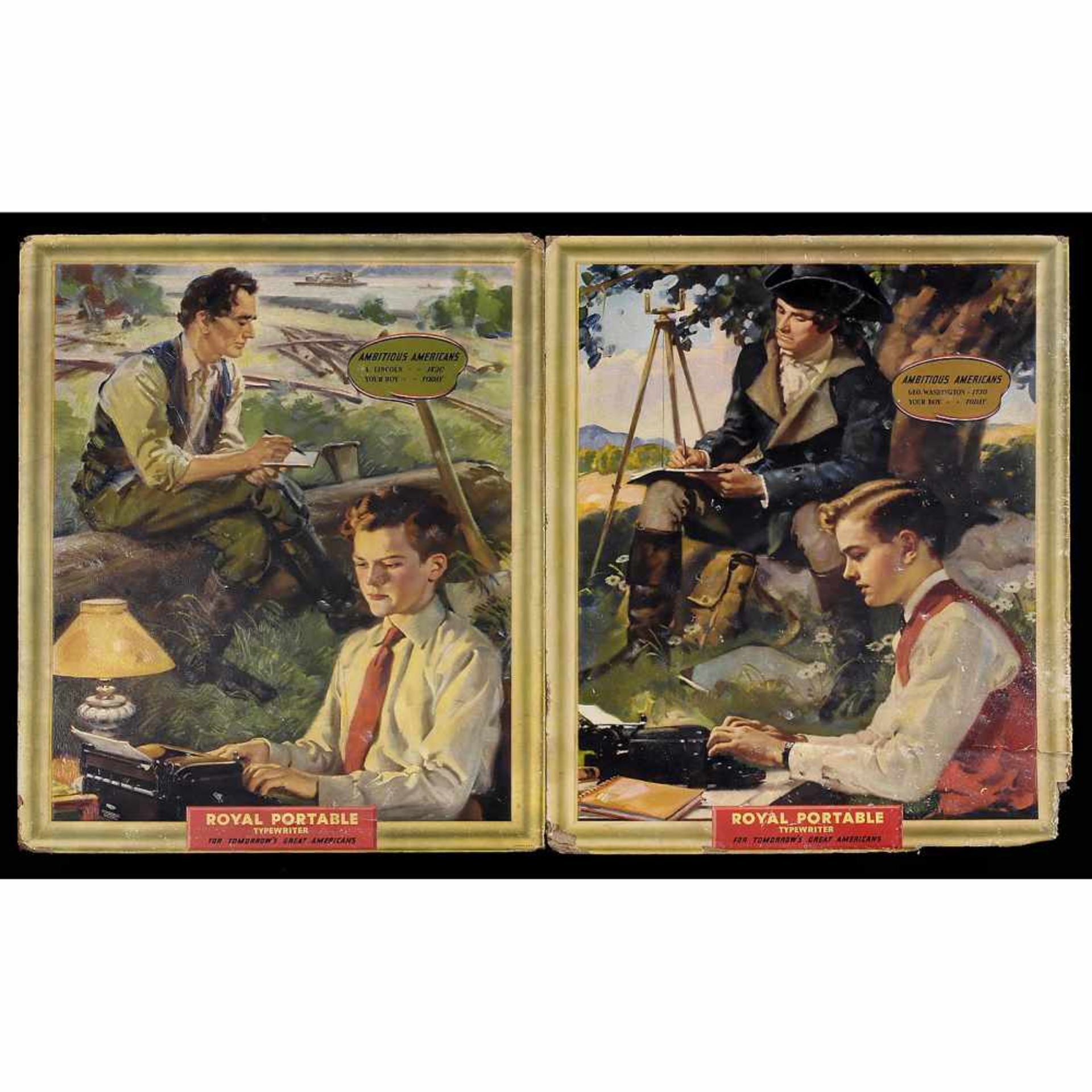 Office Machine Posters and Advertisements, c. 1900-50 - Bild 3 aus 5