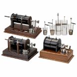 3 Induction Coils and 5 Leyden Jars1) 10 ½ in. induction coil by Griffin & George, Great Britain.