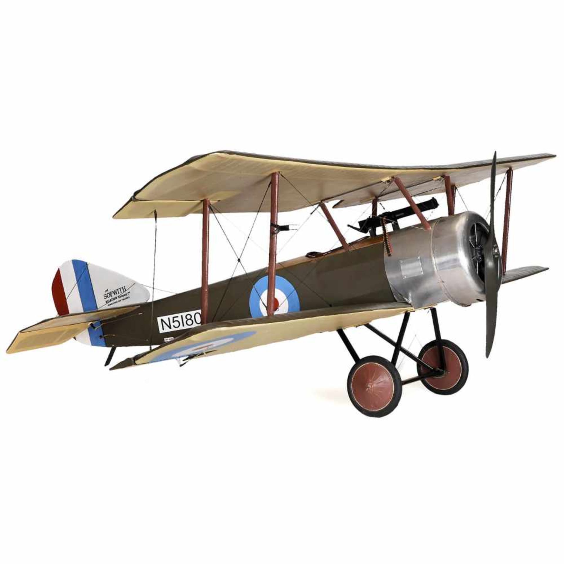 Sopwith 'Pup' N5180 Model AircraftA well-constructed wood-framed flying scale model of this Royal - Bild 3 aus 3