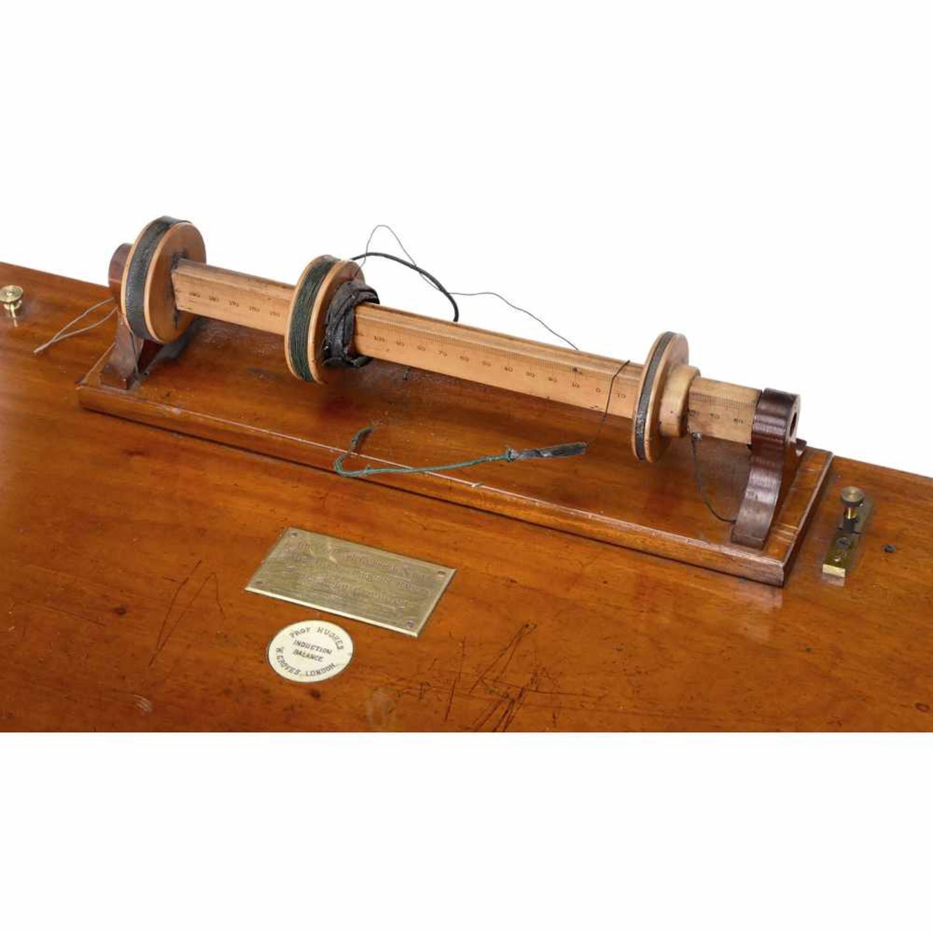 Hughes Induction Balance, 1879Laboratory instrument, made by W. Groves, London. With inscription - Bild 4 aus 8