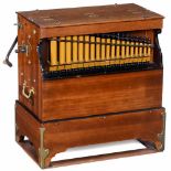 Barrel Organ by Wilhelm Holl, c. 1920Berlin pipe organ, 33 notes, pan flutes and base pipes,