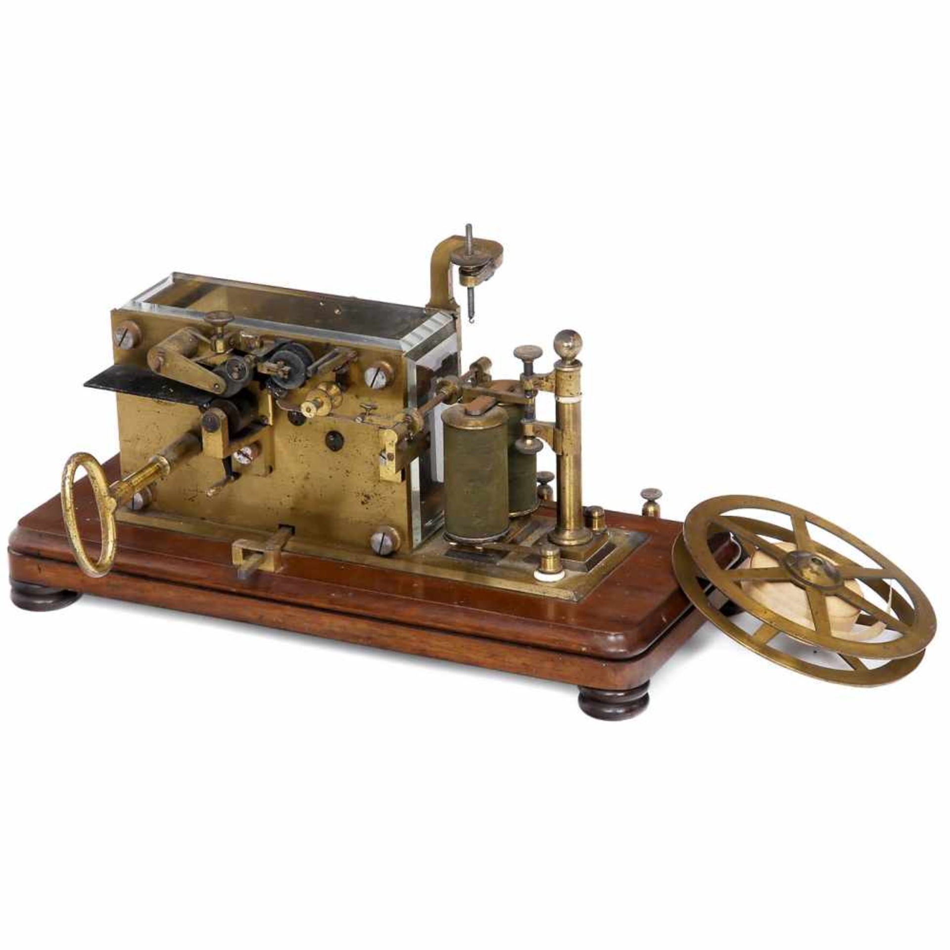 French Brass Morse Telegraph by Digney, c. 1880Digney Frères & Cie. Serial no. 6250, ink-writer,