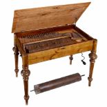 Andersson Barrel Piano, c. 1890Sweden, hand-cranked barrel-operated piano, 18 notes, 12-tune