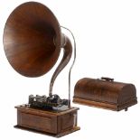Edison Triumph Phonograph with Music Master Horn, c. 1905For 2-minute cylinders, serial no. 72487,