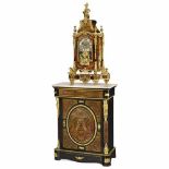 French Boulle-Style Cabinet with Religieuse, 2nd Half of 19th CenturyIn the style of the Second