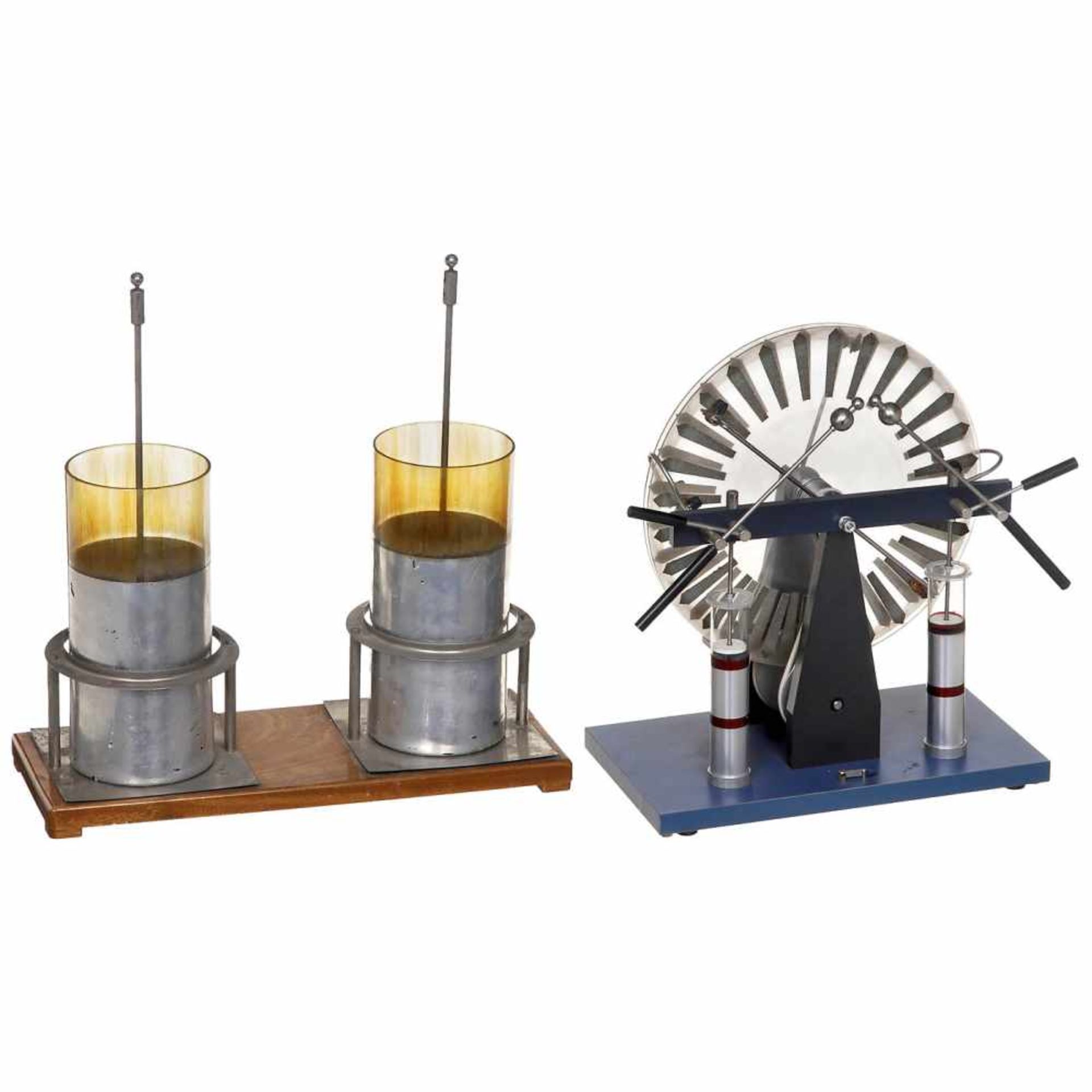 4 Physical Demonstration Instruments1) Tesla generator, 6 in. primary coil, 2 in. secondary coil, - Bild 3 aus 3