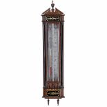 Dutch Contra Barometer, c. 1800Signed "De Grosse & Zoon to Amst", with thermometer, engraved