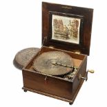 14½-Inch Polyphon Disc Musical Box with 12 Bells, c. 1900Model 42CG by Polyphon Musikwerke, Leipzig.