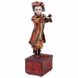 Musical Marquis Automaton, c. 1910Possibly by Rambour, with German bisque head, open mouth, fixed