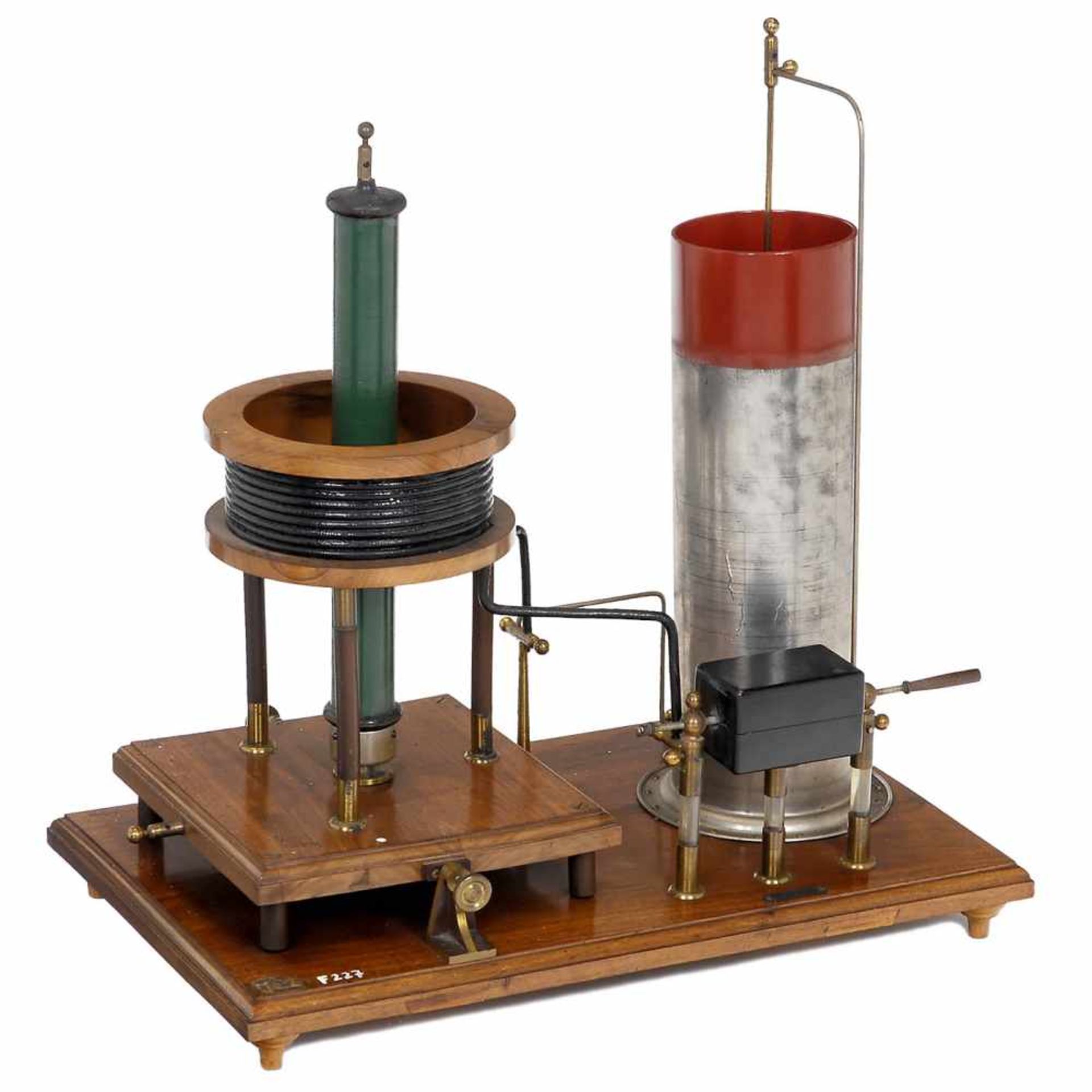 Large High-Voltage Apparatus According to Tesla, c. 1920Demonstration model, used in physics for