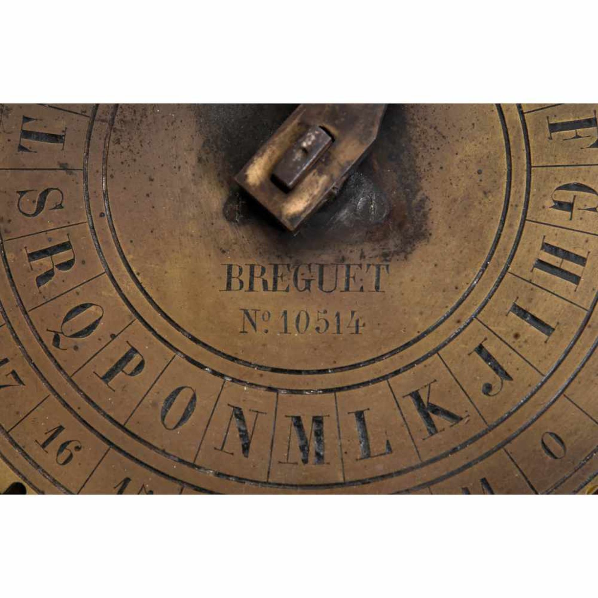 French Dial Telegraph Set by Bréguet and Vinay, c. 1855Original sender and receiver device as - Bild 4 aus 4