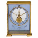 Jaeger LeCoultre Skeleton Table Clock, c. 1960Swiss Art-Deco-style clock, 16-jewel movement,