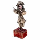 Musical Polichinelle Automaton, c. 1910Possibly by Rambour, with German bisque head incised "15/