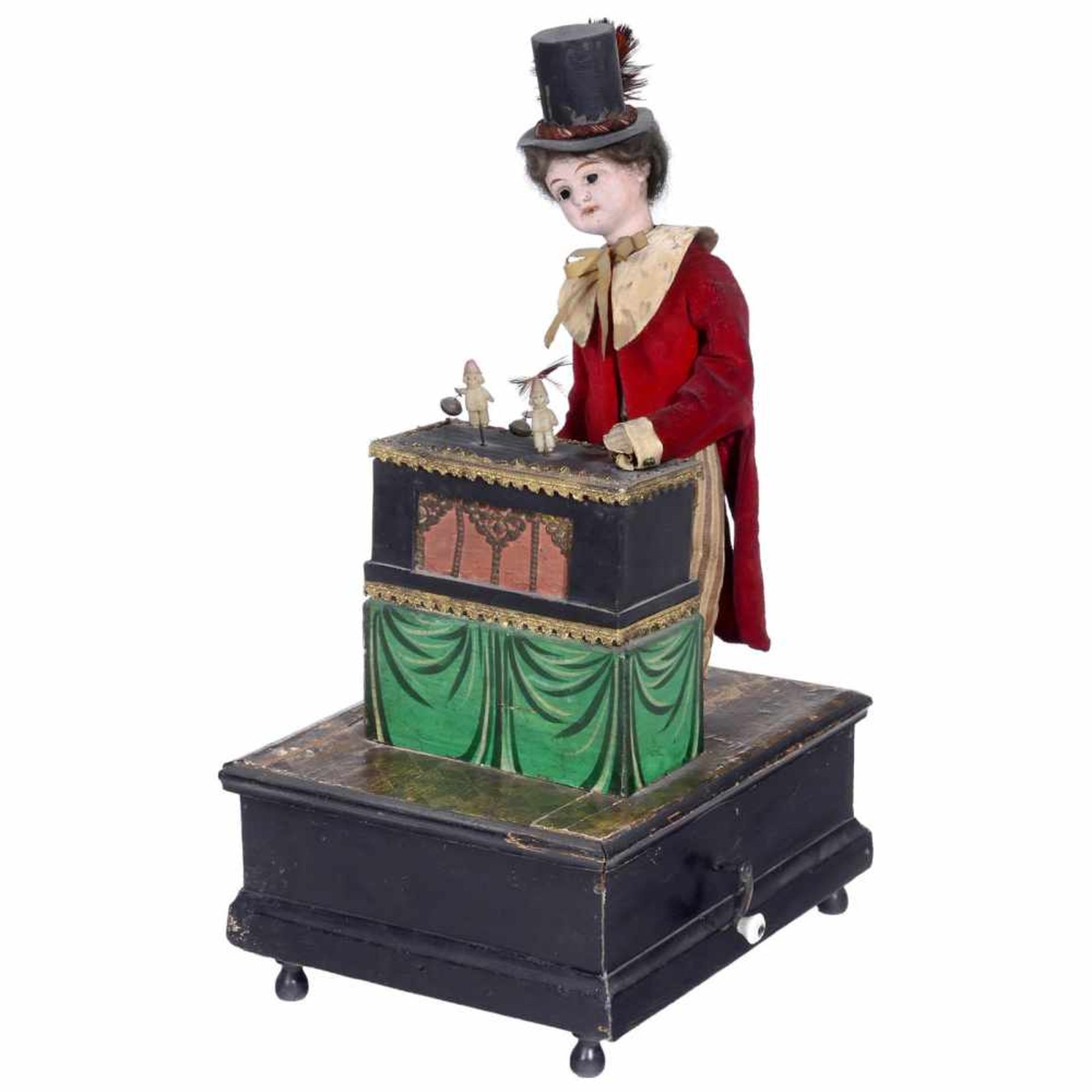 Part of an Early German Musical Manivelle Organ Grinder Automaton, c. 1880 onwardsWith original