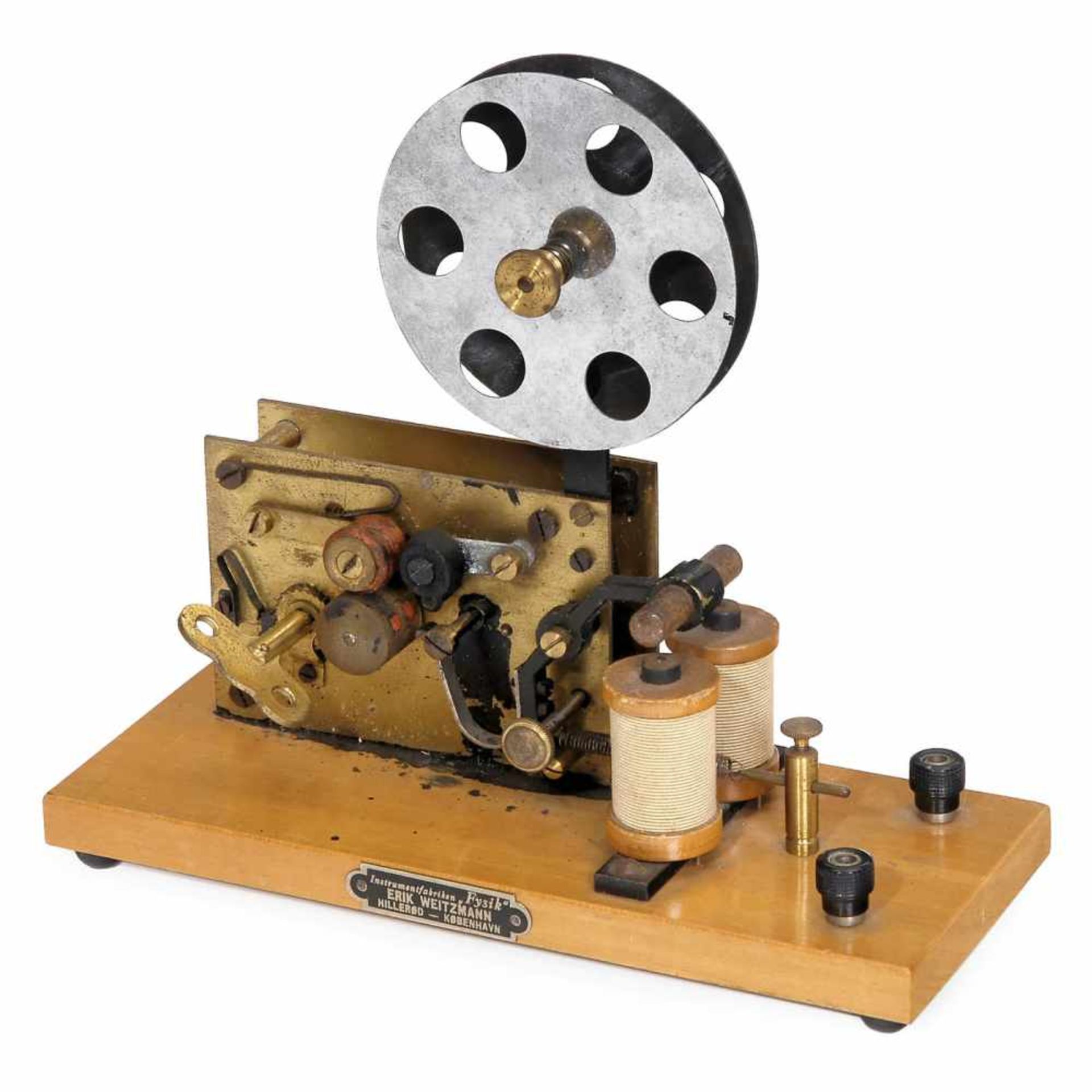 Toy Morse Telegraph, c. 1920Instrumentsfabriken "Fysik", Erik Weitzmann, Millerød, København,