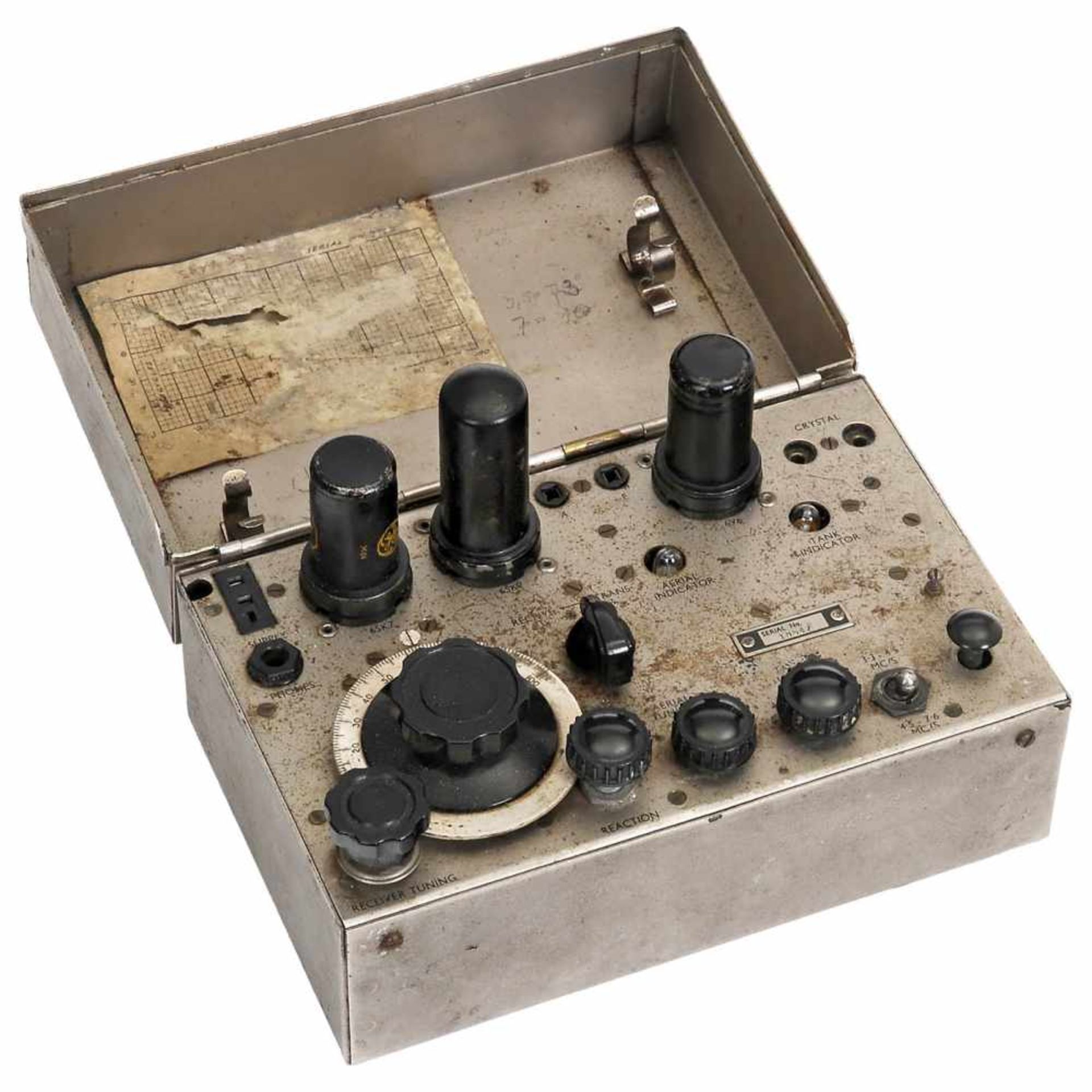 Whaddon Mk VII - Paraset Clandestine Radio, c. 1942No. 10547, a British transceiver developed for