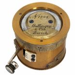 Altimeter by Hottinger & Cie, c. 1895For mountaineering or ballooning, manufactured by Hottinger &