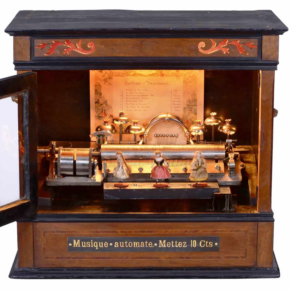 Schweizer Bahnhofs-Musikautomat, um 1890 - Image 2 of 4