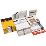 Lot S/W-Baryt-Photopapier von 8 x 10 in. bis 30 x 40 cm