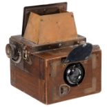 Ensign Focal-Plane Rollfilm Reflex Tropical Model, um 1925