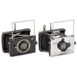 2 Kameras Plaubel Makina, um 1930