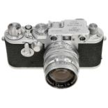 Leica IIIc umgerüstet auf IIIf mit Summarit 1,5/5 cm, um 1950