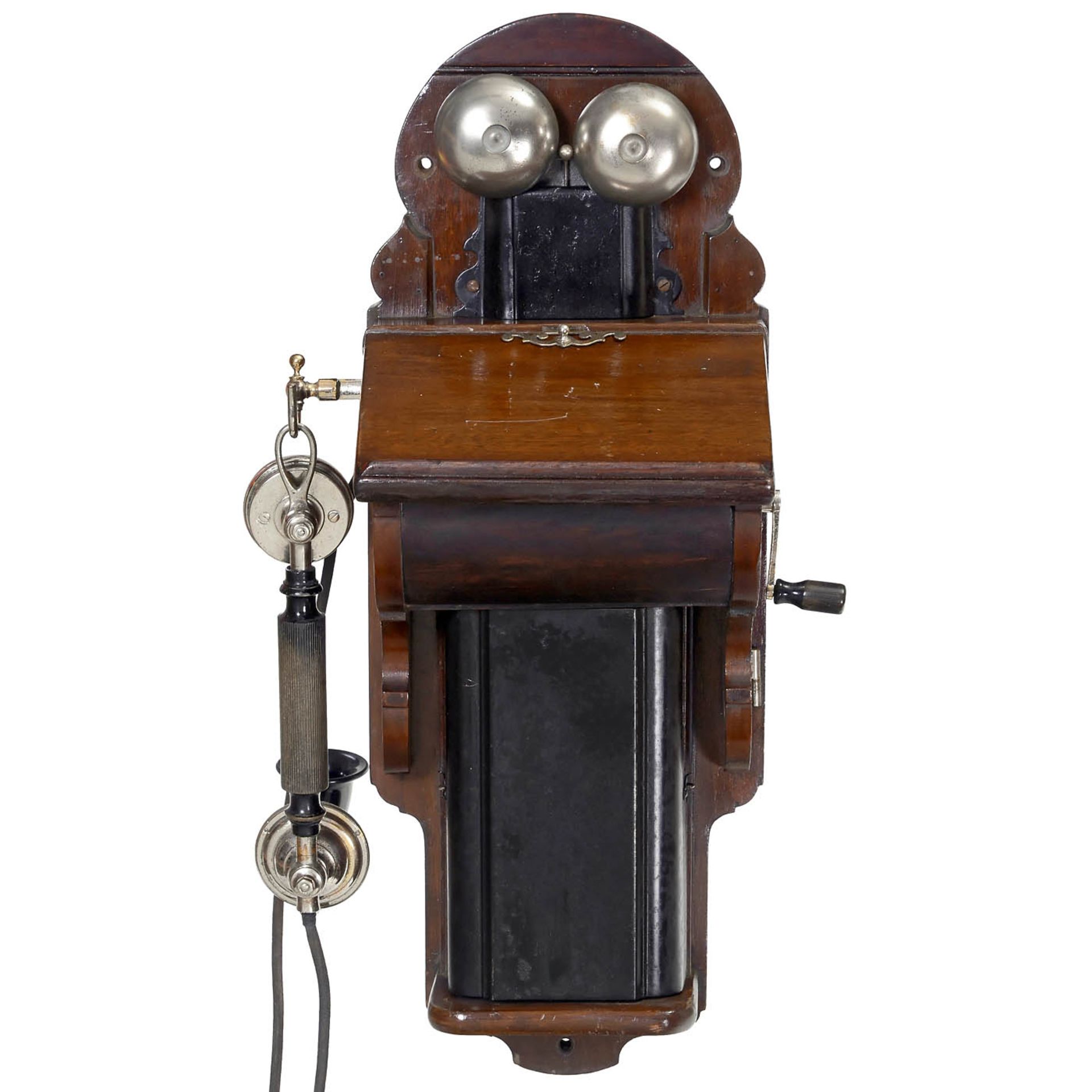 Wandtelephon von L.M. Ericsson für Argentinien, um 1920