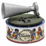 Spielzeug-Grammophon "Keimola Teddy", um 1925