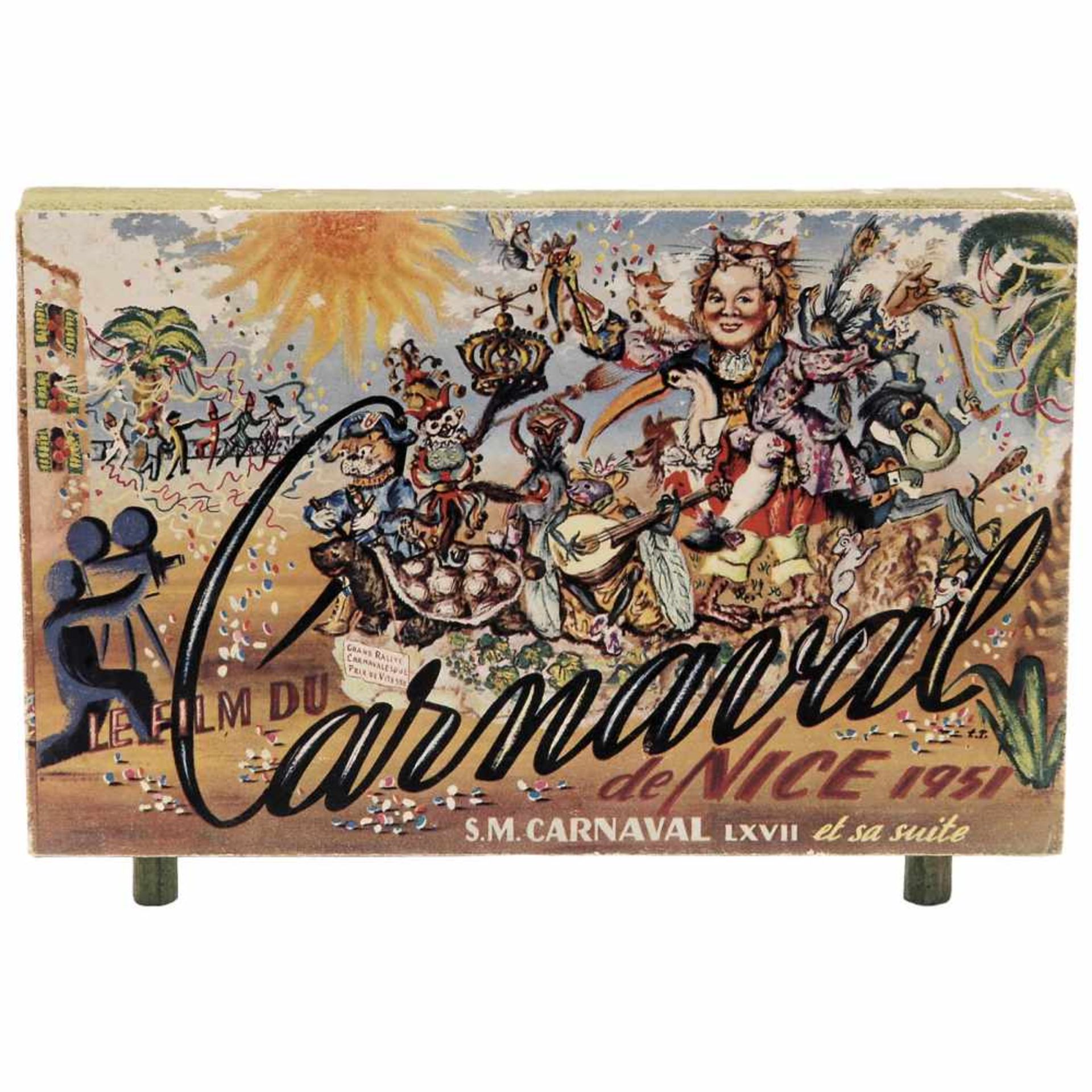 Zootrope und Rollbild-Diorama "Carnaval de Nice" - Bild 2 aus 2