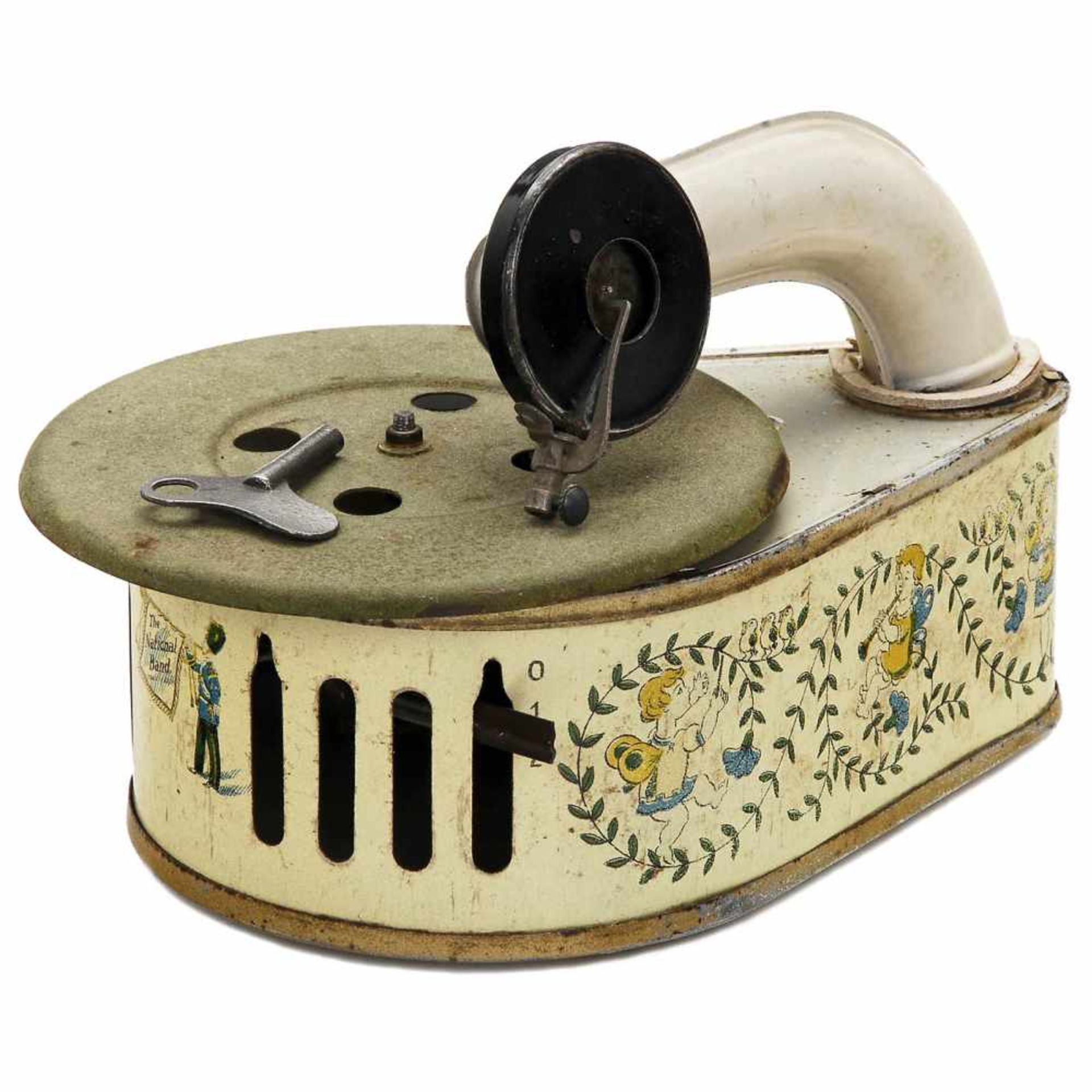 Spielzeug-Grammophon "The National Band", um 1925