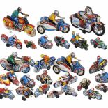 Sammlung Spielzeug-Motorräder, um 1960-70