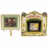 Roll-Dioramas "Cinelin" und "Ciné Enfantin", um 1930