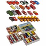 50 Spielzeug-Autos, um 1950-70