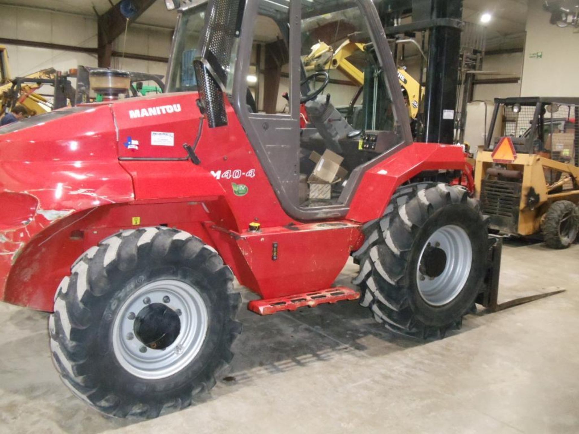 Manitou Rough Terrain Forklift - Image 4 of 9