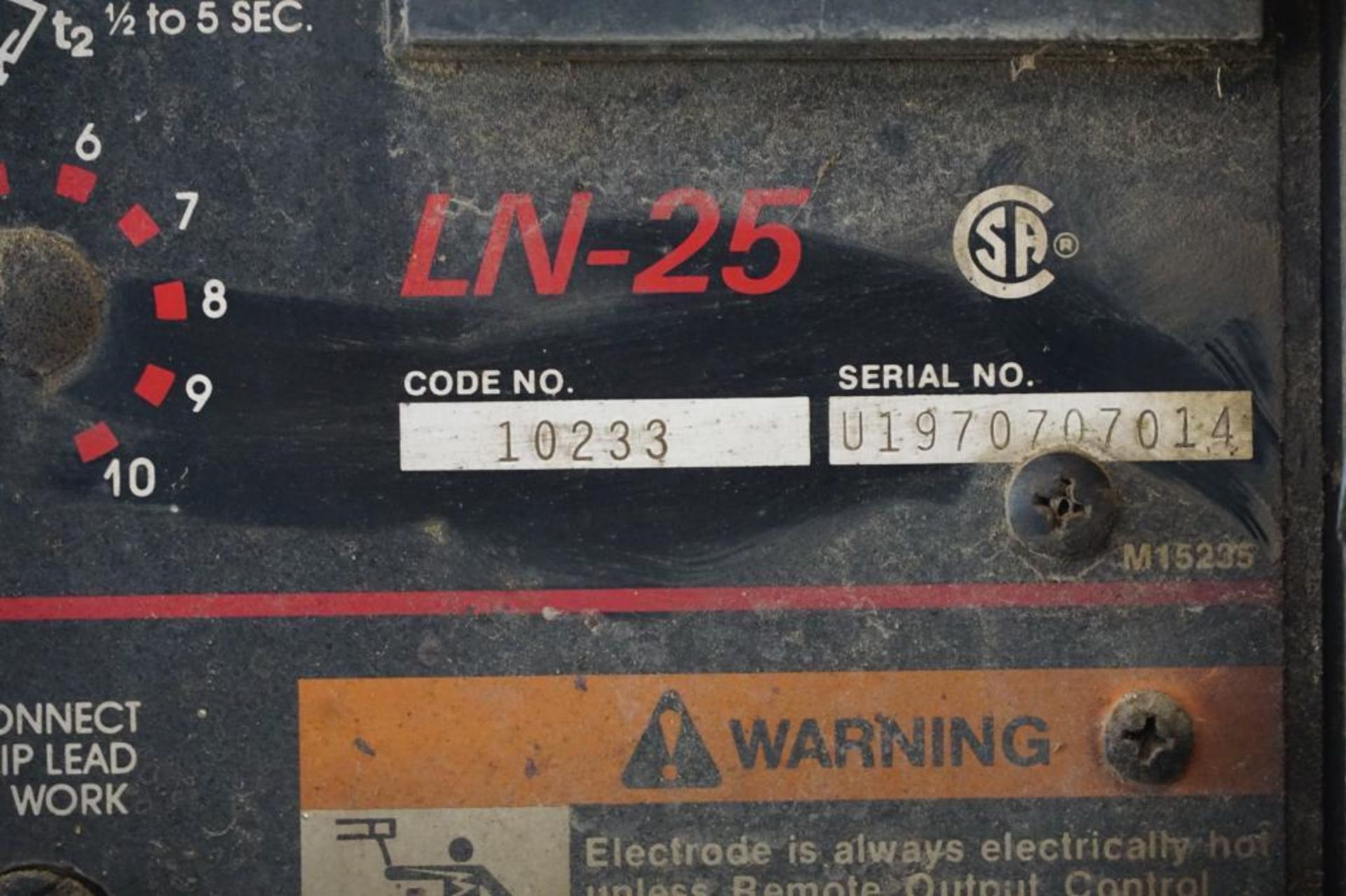 Lincoln Ranger 8 Generator with Lincoln LN-25 Arc Welder - Image 8 of 10