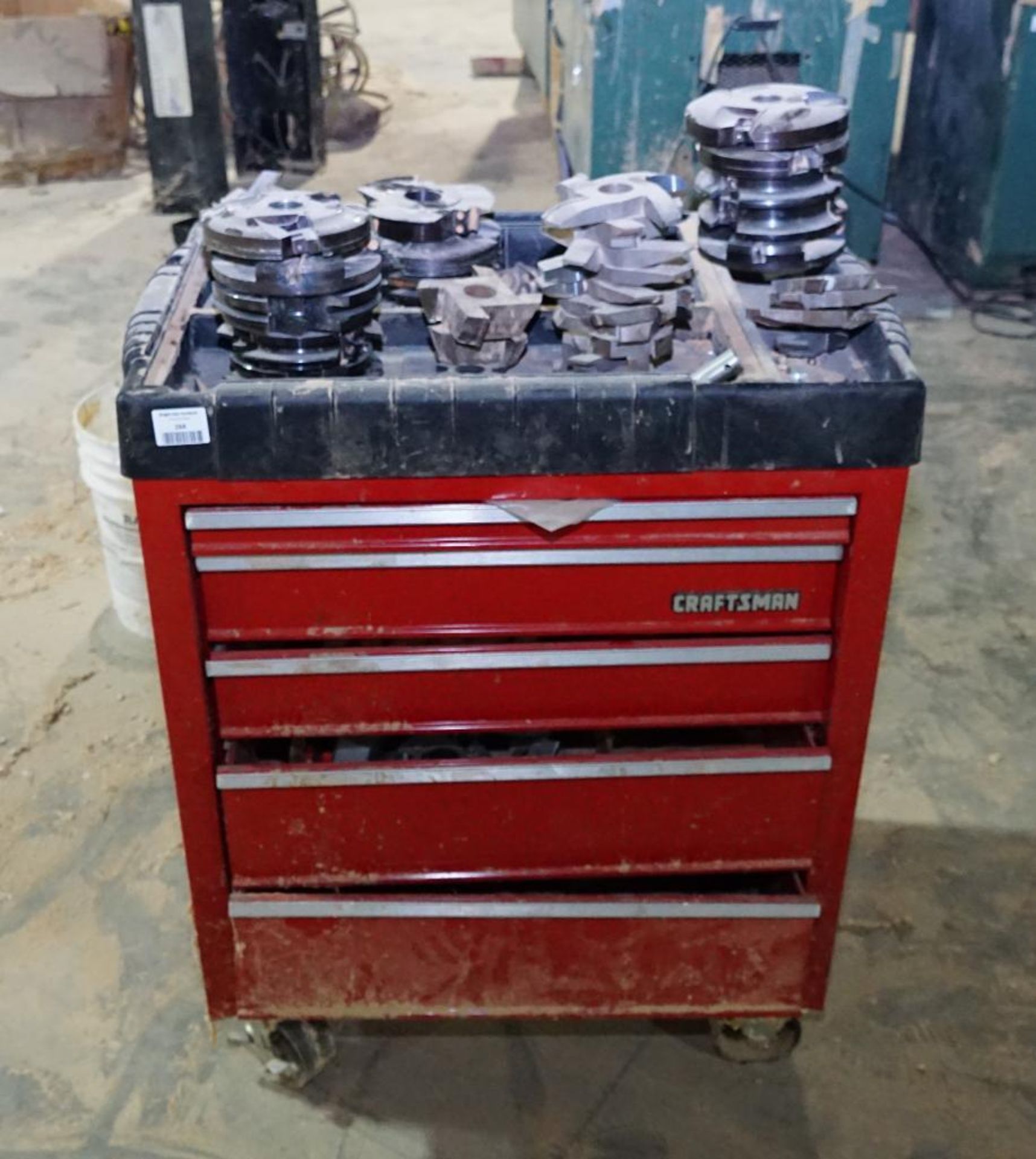 Craftsman Toolbox with Lots of Shaper Heads